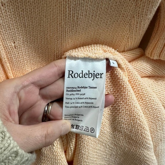Rodebjer Women's Orange Tanner Sunbleached Dress - Picture 6 of 10